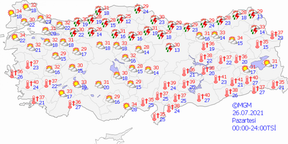 Meteoroloji Genel Müdürlüğü ve AFAD'dan Orta ve Doğu Karadeniz'deki 5 il için flaş uyarı 6