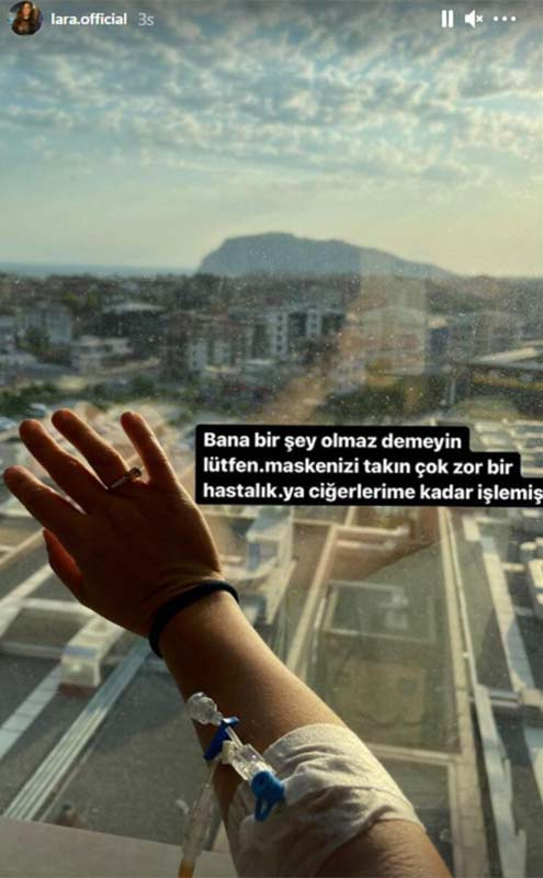 Lara'dan üzen haber! Hastaneye yatırıldı: "Bana bir şey olmaz demeyin" 5