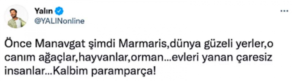 Ülkenin dört bir yanında eş zamanlı başladı! Ciğerimizi yakan orman yangınlarına ünlü isimler sessiz kalmadı! 6