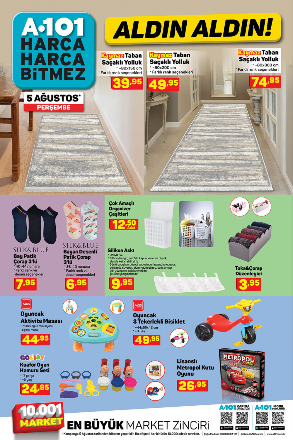 5 Ağustos 2021 A101 aktüel ürünler kataloğu | Elektronikten zücaciyeye, beyaz eşyadan mobilyaya indirimli ürünler! 2
