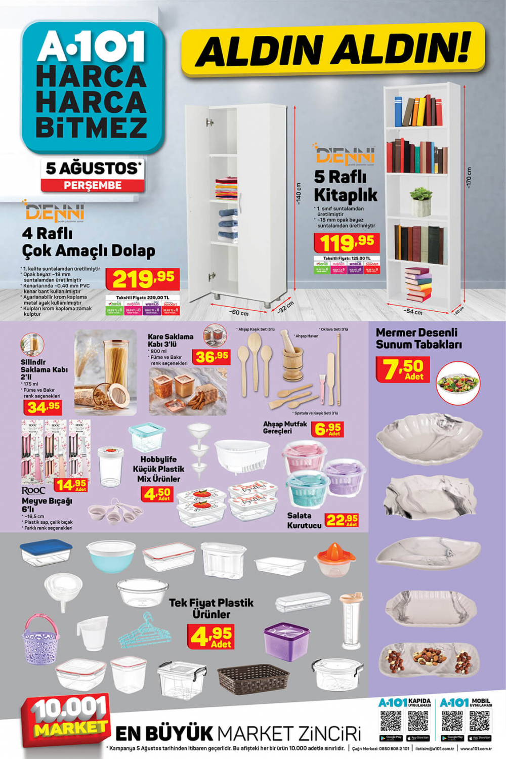 5 Ağustos 2021 A101 aktüel ürünler kataloğu | Elektronikten zücaciyeye, beyaz eşyadan mobilyaya indirimli ürünler! 3
