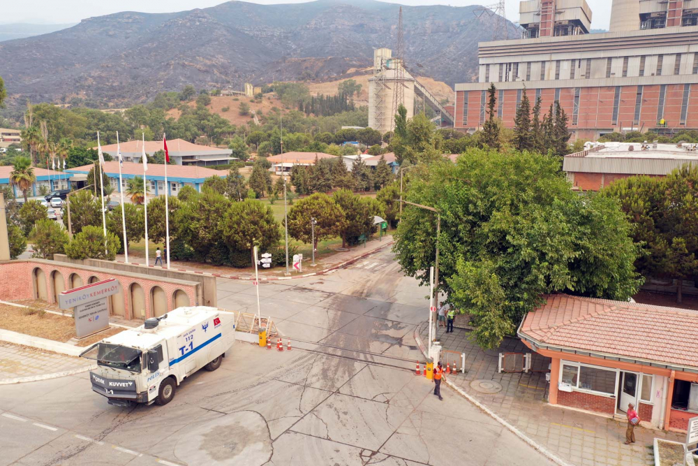 Muğla Milas'ta facianın eşiğinden dönüldü! Yangının Kemerköy Termik Santralinde bıraktığı hasar ortaya çıktı 3