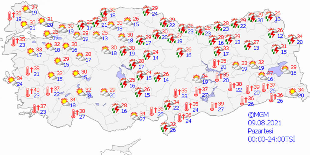 İl il açıkladı! Meteoroloji Genel Müdürlüğü'nden turuncu uyarı! 6