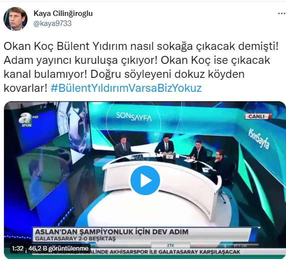 Beşiktaş taraftarından Beinsports'a tepki! "Bülent Yıldırım varsa biz yokuz!" 3