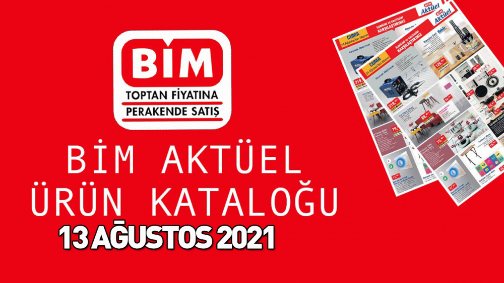 BİM 13 Ağustos aktüel ürünler kataloğu | Haftanın fırsatları uygun fiyatlarla BİM'de! 1