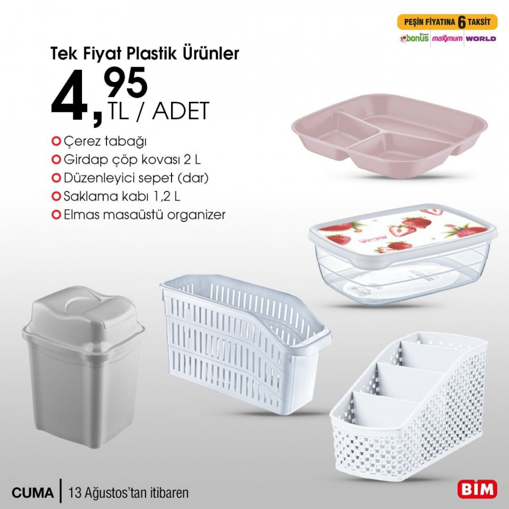 BİM 13 Ağustos aktüel ürünler kataloğu | Haftanın fırsatları uygun fiyatlarla BİM'de! 19