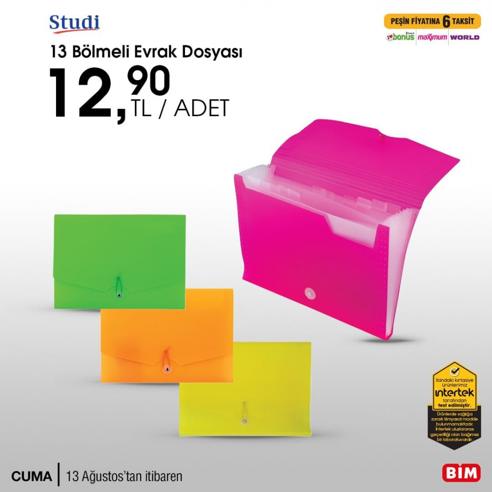 BİM 13 Ağustos aktüel ürünler kataloğu | Haftanın fırsatları uygun fiyatlarla BİM'de! 20