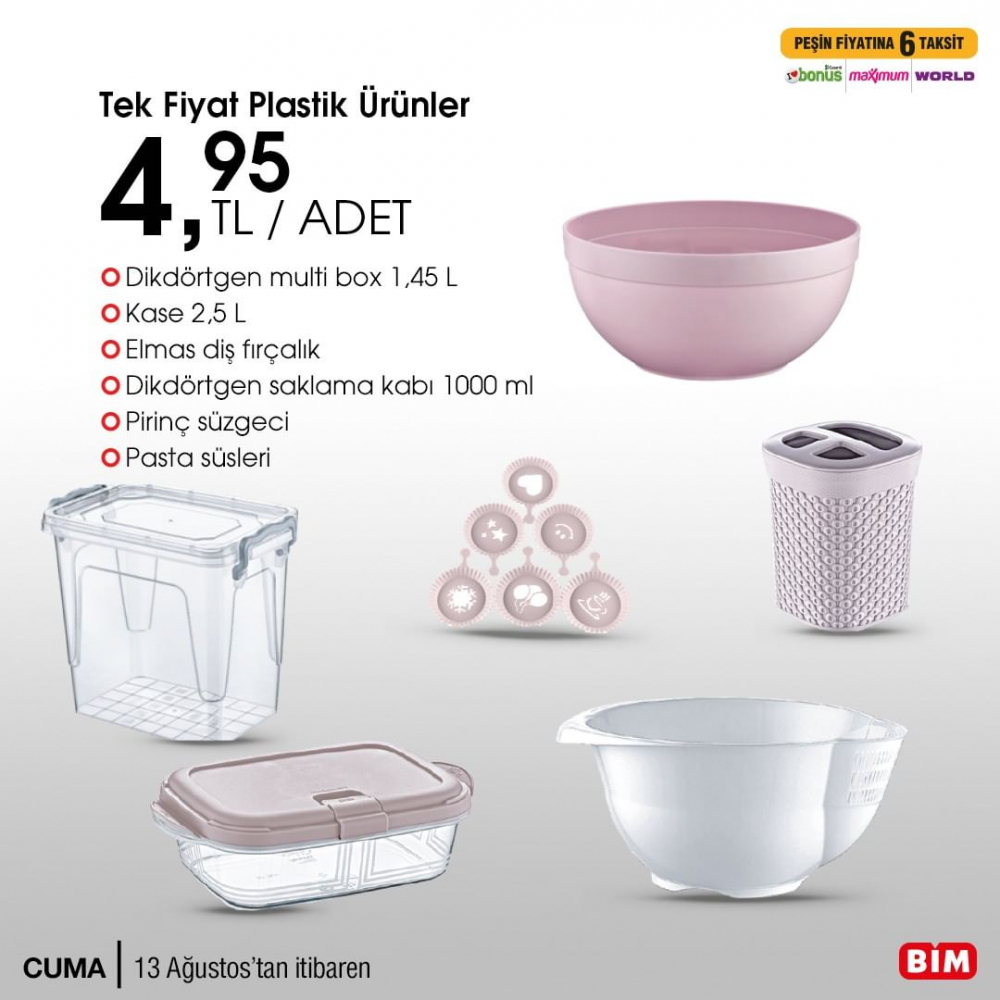 BİM 13 Ağustos aktüel ürünler kataloğu | Haftanın fırsatları uygun fiyatlarla BİM'de! 28