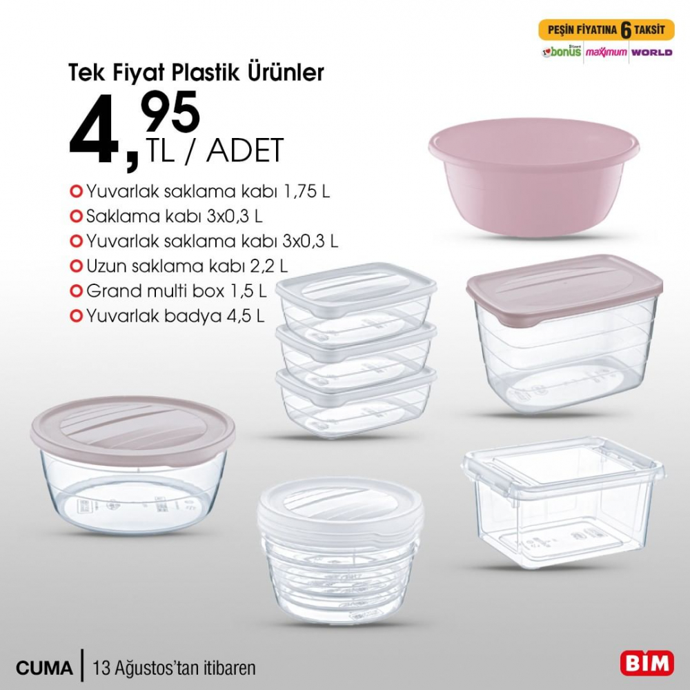 BİM 13 Ağustos aktüel ürünler kataloğu | Haftanın fırsatları uygun fiyatlarla BİM'de! 42