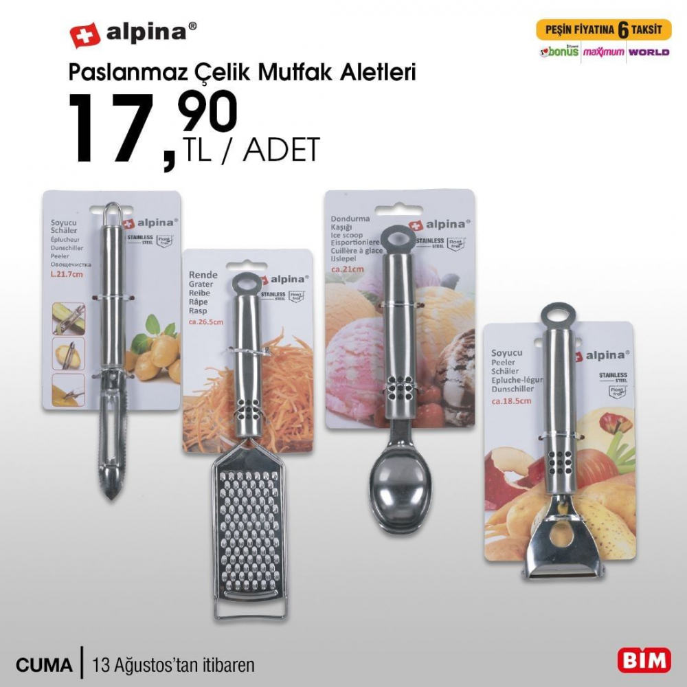 BİM 13 Ağustos aktüel ürünler kataloğu | Haftanın fırsatları uygun fiyatlarla BİM'de! 60