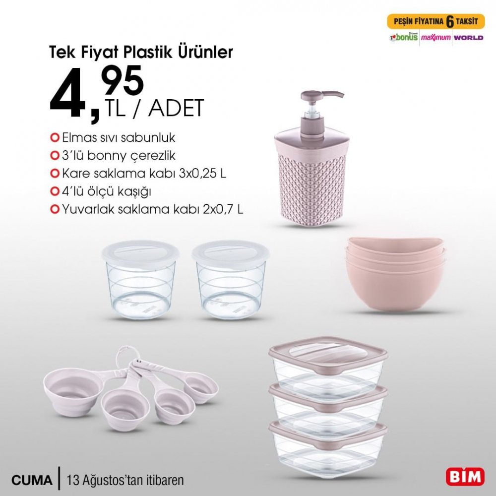 BİM 13 Ağustos aktüel ürünler kataloğu | Haftanın fırsatları uygun fiyatlarla BİM'de! 66