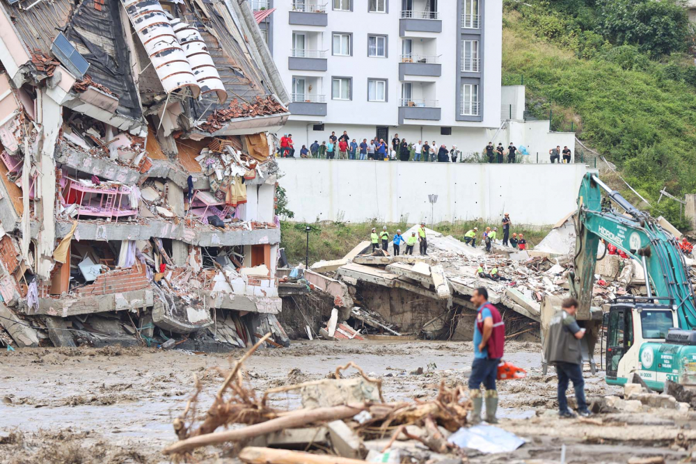 Sel felaketinin bıraktığı hasar havadan görüntülendi! İşte Kastamonu Bozkurt'tan fotoğraflar... 18