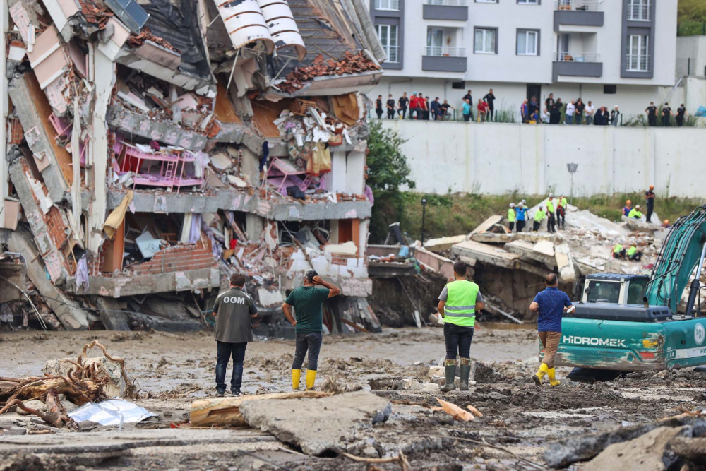 Sel felaketinin bıraktığı hasar havadan görüntülendi! İşte Kastamonu Bozkurt'tan fotoğraflar... 19