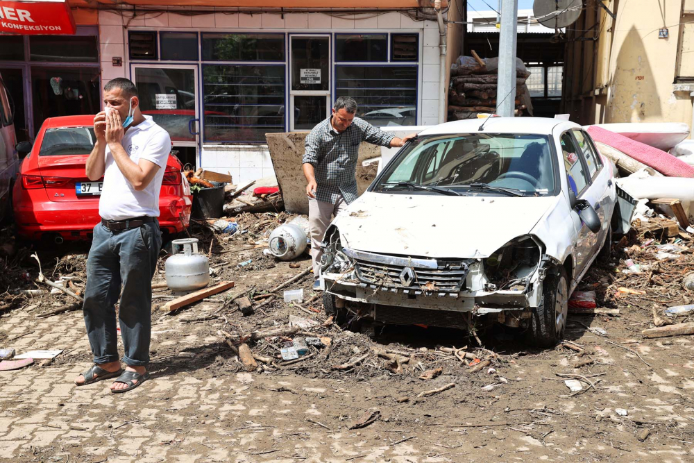 Sel felaketinin bıraktığı hasar havadan görüntülendi! İşte Kastamonu Bozkurt'tan fotoğraflar... 28