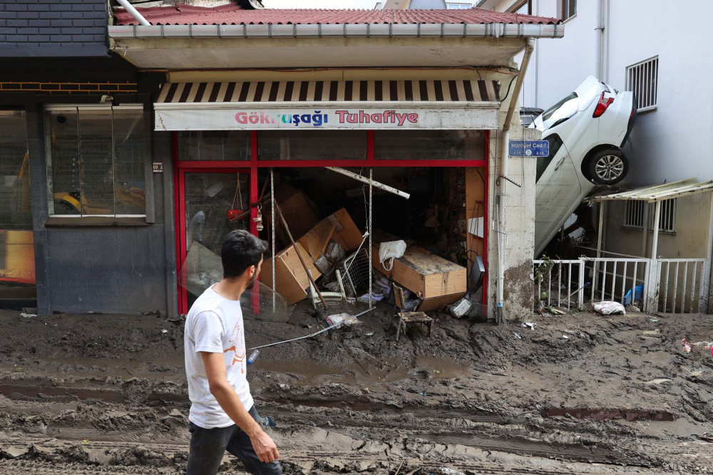 Sel felaketinin bıraktığı hasar havadan görüntülendi! İşte Kastamonu Bozkurt'tan fotoğraflar... 31