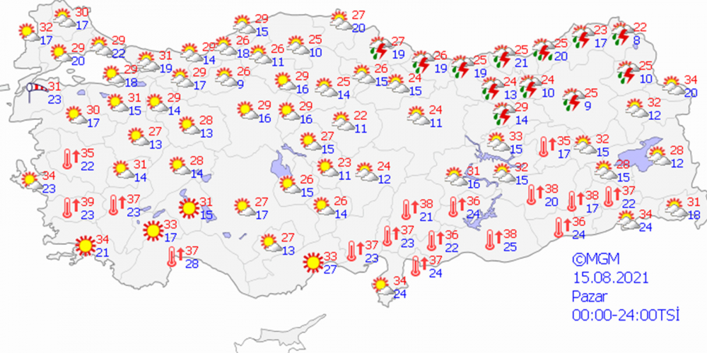 Kuvvetli geliyor! Meteoroloji Genel Müdürlüğü'nden uyarı üstüne uyarı 9