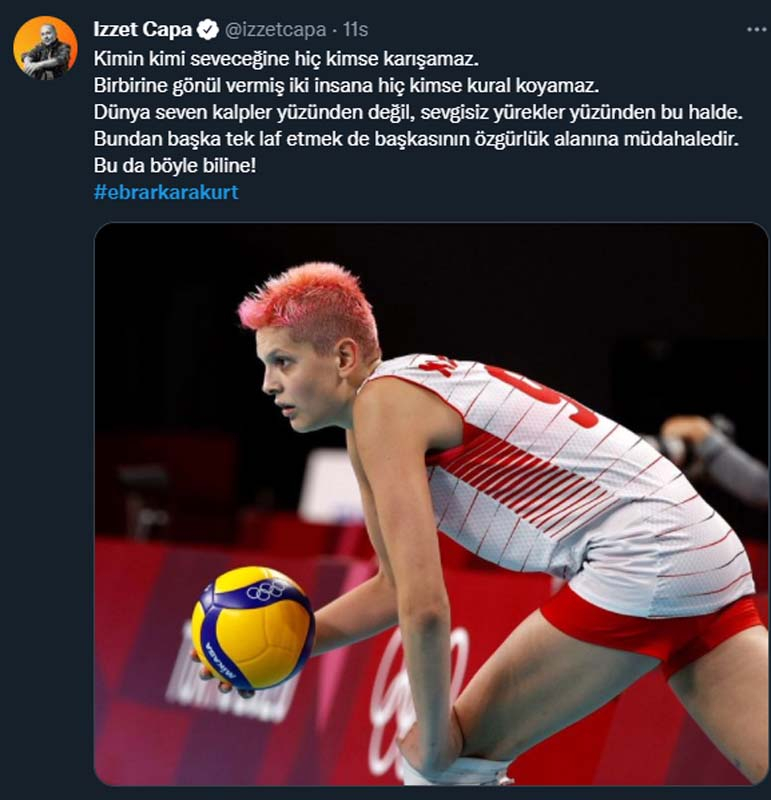 Kız arkadaşıyla fotoğraf paylaşan Ebrar Karakurt sosyal medyayı salladı! Cinsel yönelimiyle eleştirilen milli voleybolcuya destek mesajları yağdı! 9