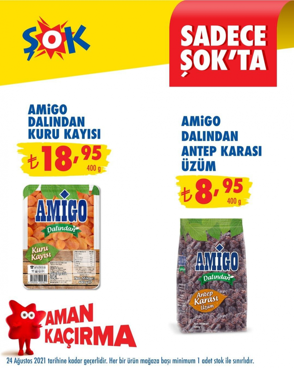 ŞOK 24 Ağustos 2021 aktüel ürünler kataloğu | ŞOK'ta haftanın fırsatları 17