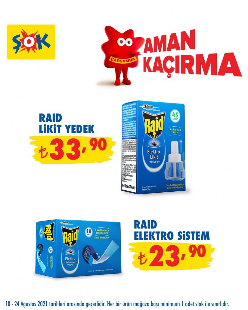 ŞOK 24 Ağustos 2021 aktüel ürünler kataloğu | ŞOK'ta haftanın fırsatları 4