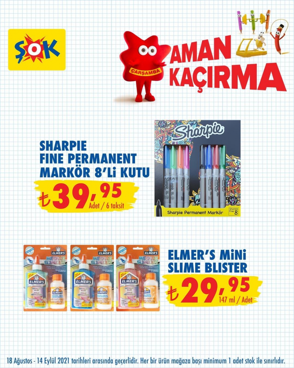 ŞOK 13 Eylül 2021 aktüel ürünler kataloğu | Okula hazırlık ürünleri indirimli fiyata ŞOK'ta 17