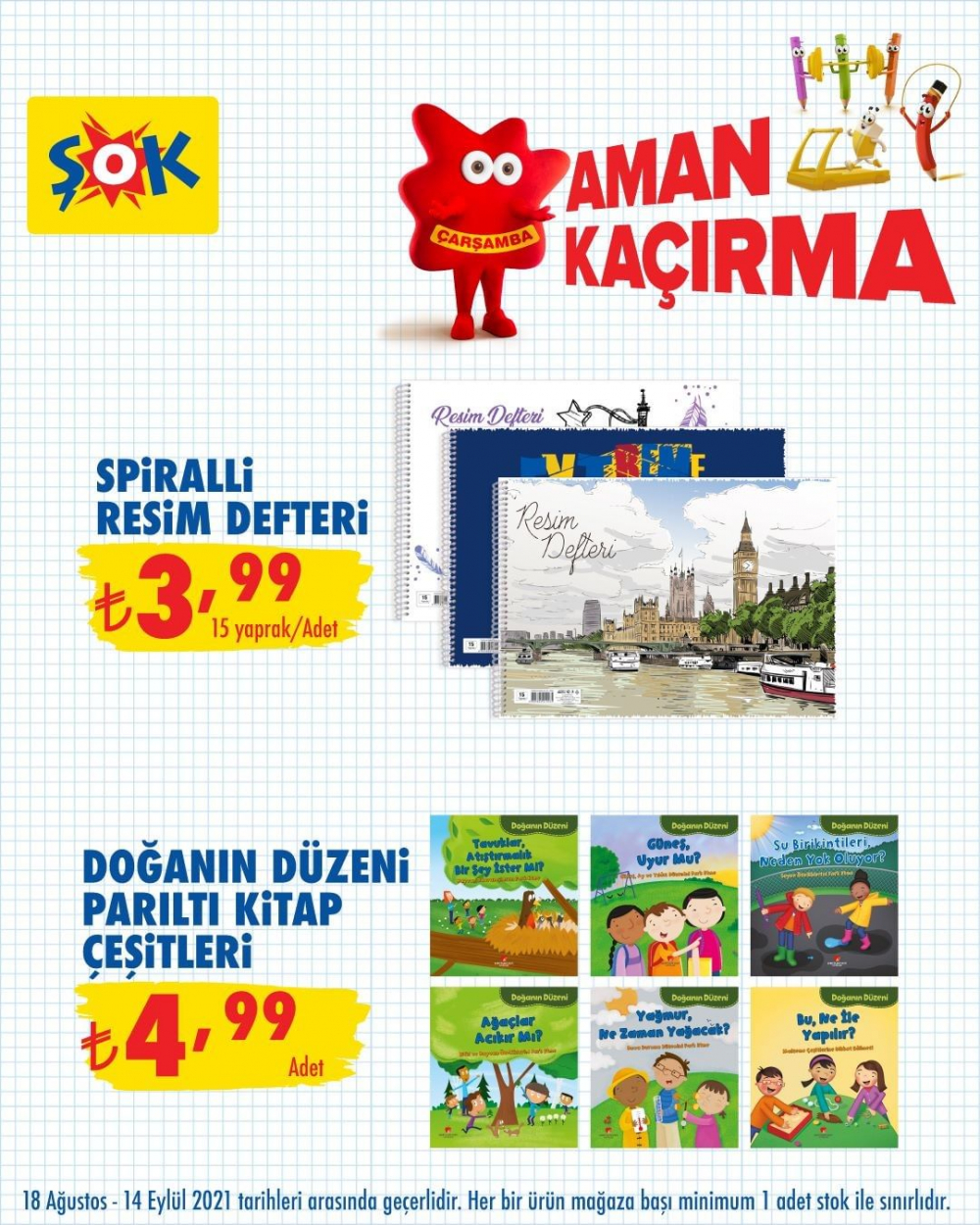 ŞOK 13 Eylül 2021 aktüel ürünler kataloğu | Okula hazırlık ürünleri indirimli fiyata ŞOK'ta 37