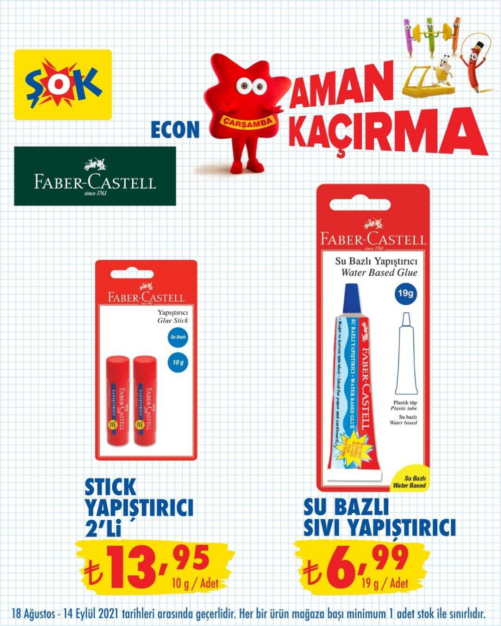 ŞOK 13 Eylül 2021 aktüel ürünler kataloğu | Okula hazırlık ürünleri indirimli fiyata ŞOK'ta 4
