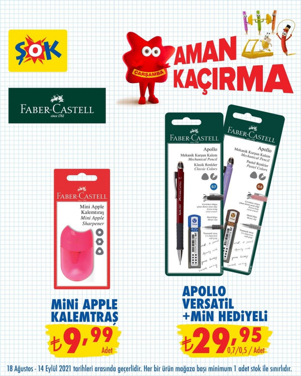 ŞOK 13 Eylül 2021 aktüel ürünler kataloğu | Okula hazırlık ürünleri indirimli fiyata ŞOK'ta 41