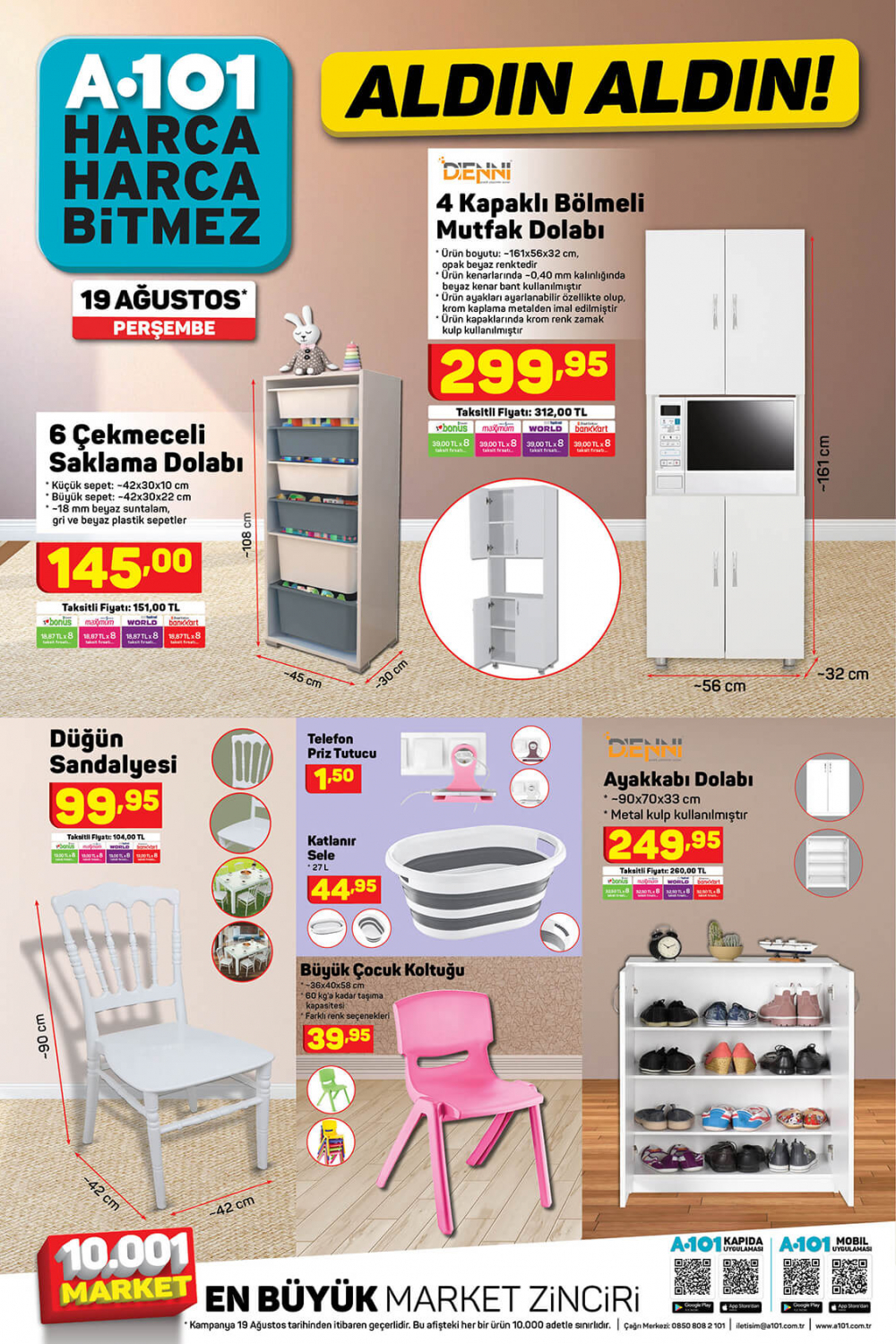 20 Ağustos A101 kataloğu | Büyük ve küçük  teknolojik aletler en uygun fiyatlarla A101'de! 5