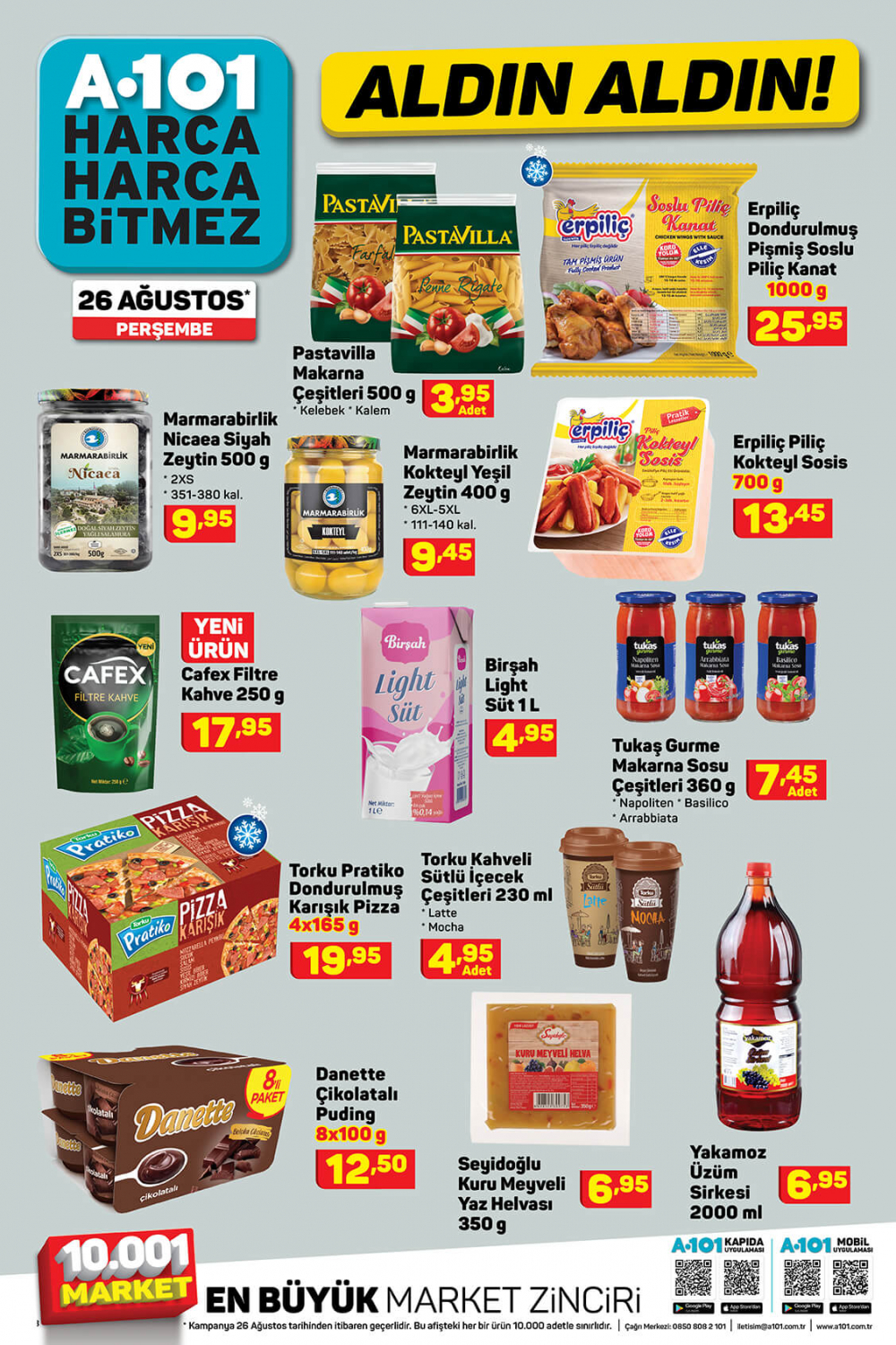 27 Ağustos A101 kataloğu | Büyük ve küçük teknolojik aletler, okul araç ve gereçleri, ev aletleri en uygun fiyatlarla A101'de! 12