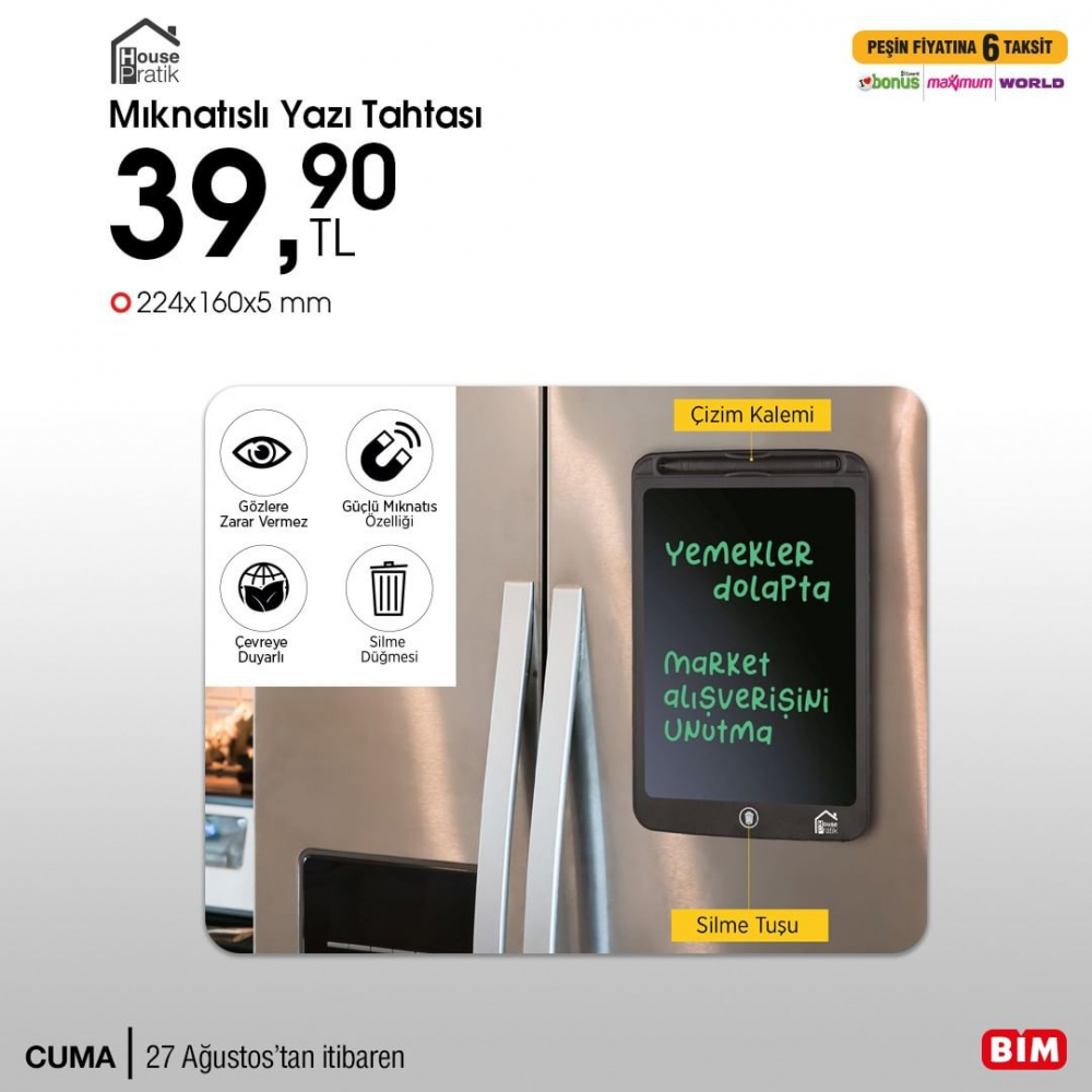 BİM 29 Ağustos 2021 aktüel kataloğu | BİM, teknolojik ürünlerle karşınızda! 22