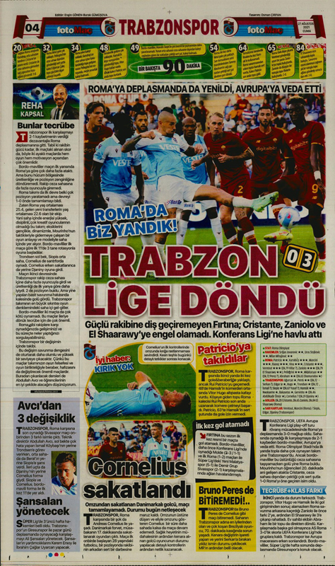 27 Ağustos 2021 Cuma günün spor manşetleri | Cimbom ve Kanarya turladı, Sivas ve Trabzon veda etti! 3