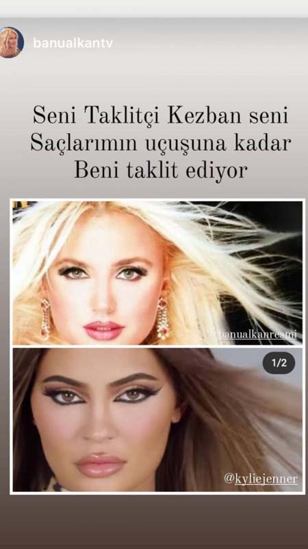 Afrodit Banu Alkon, Kylie Jenner'dan sonra bu kez de Ajda Pekkan'ı hedef aldı! "Taklit edilmek harika bir duygu" 3