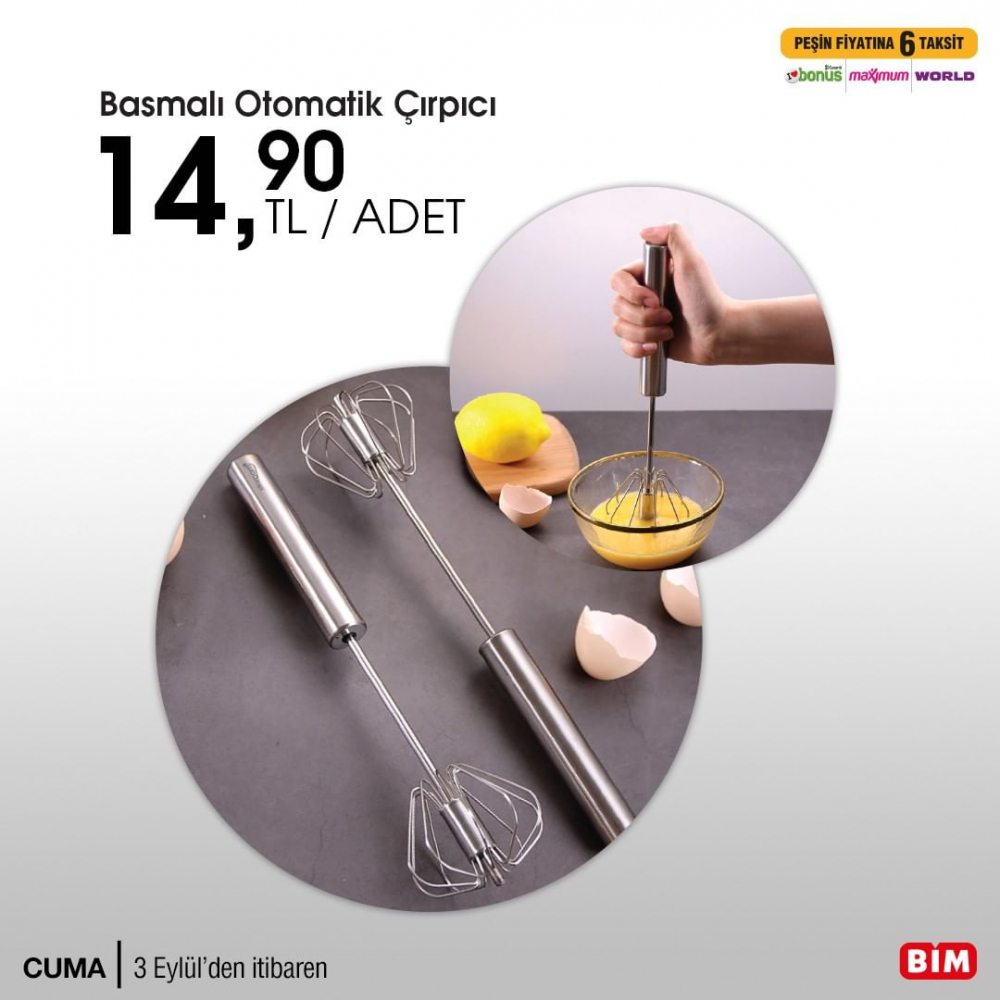 BİM 6 Eylül 2021 aktüel kataloğu | Ev ihtiyaçlarınızı giderebileceğiniz ürünler bu Cuma BİM'de! 30