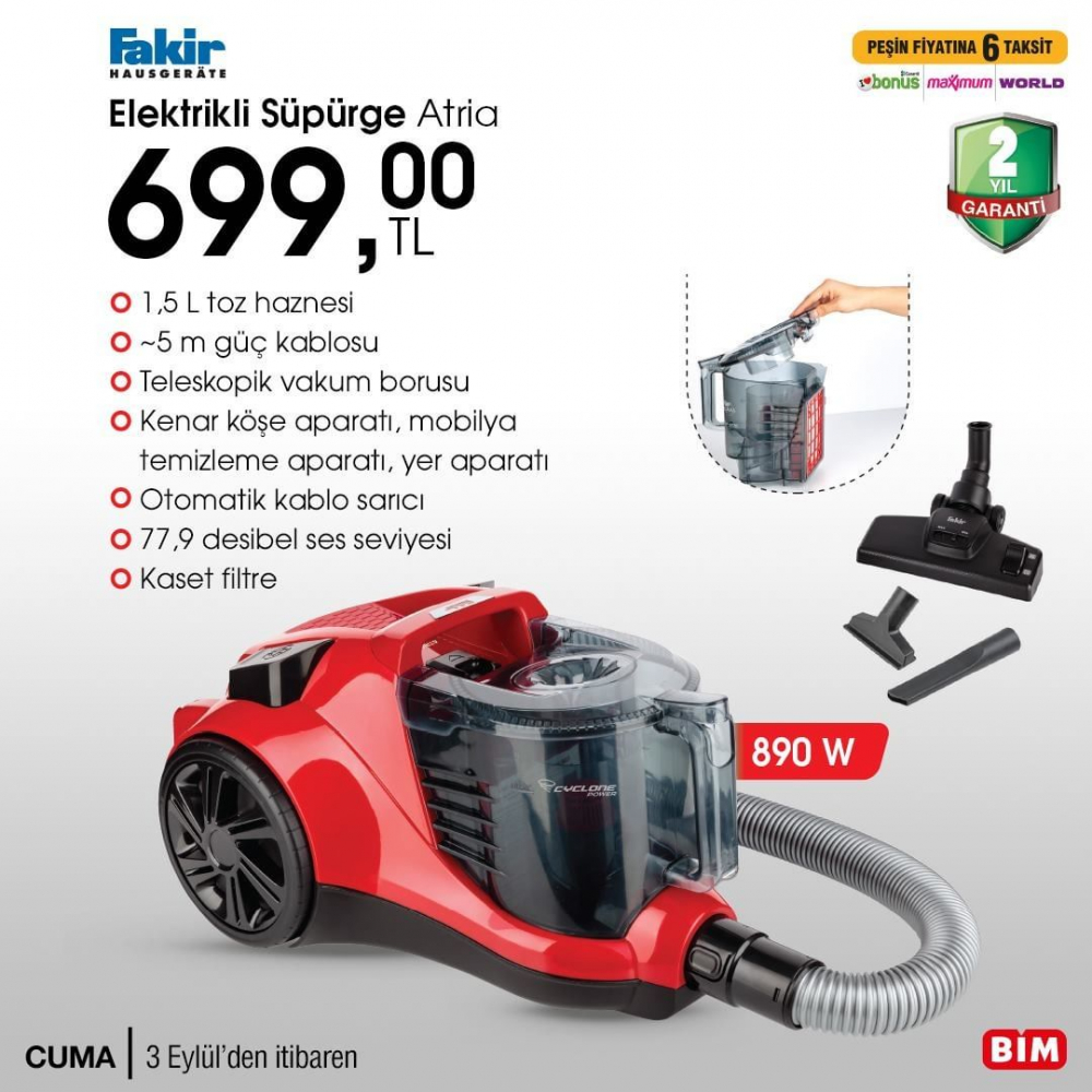 BİM 6 Eylül 2021 aktüel kataloğu | Ev ihtiyaçlarınızı giderebileceğiniz ürünler bu Cuma BİM'de! 4