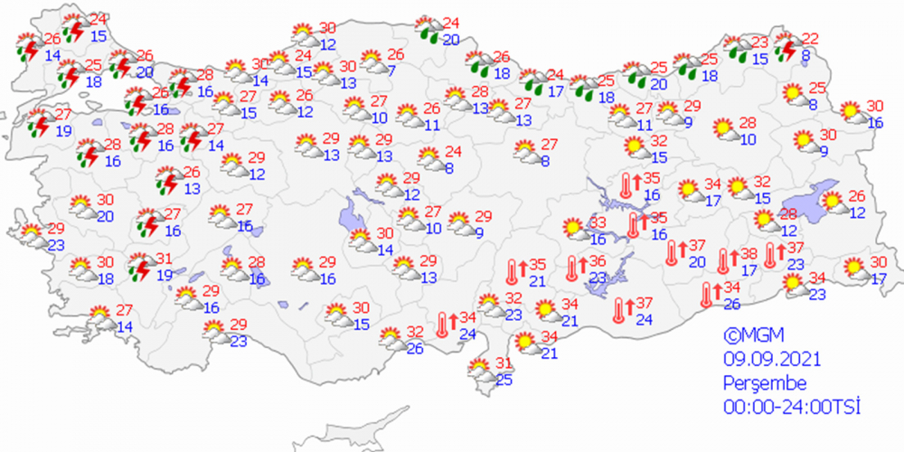 Meteoroloji'den o bölgelerde yaşayanlara flaş uyarı! Sağanak yağış geliyor 5