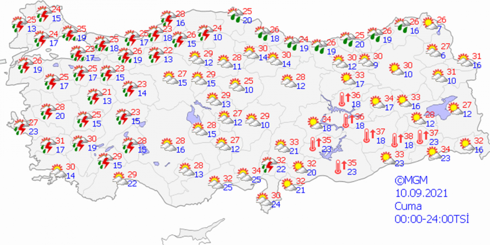 Meteoroloji'den o bölgelerde yaşayanlara flaş uyarı! Sağanak yağış geliyor 6