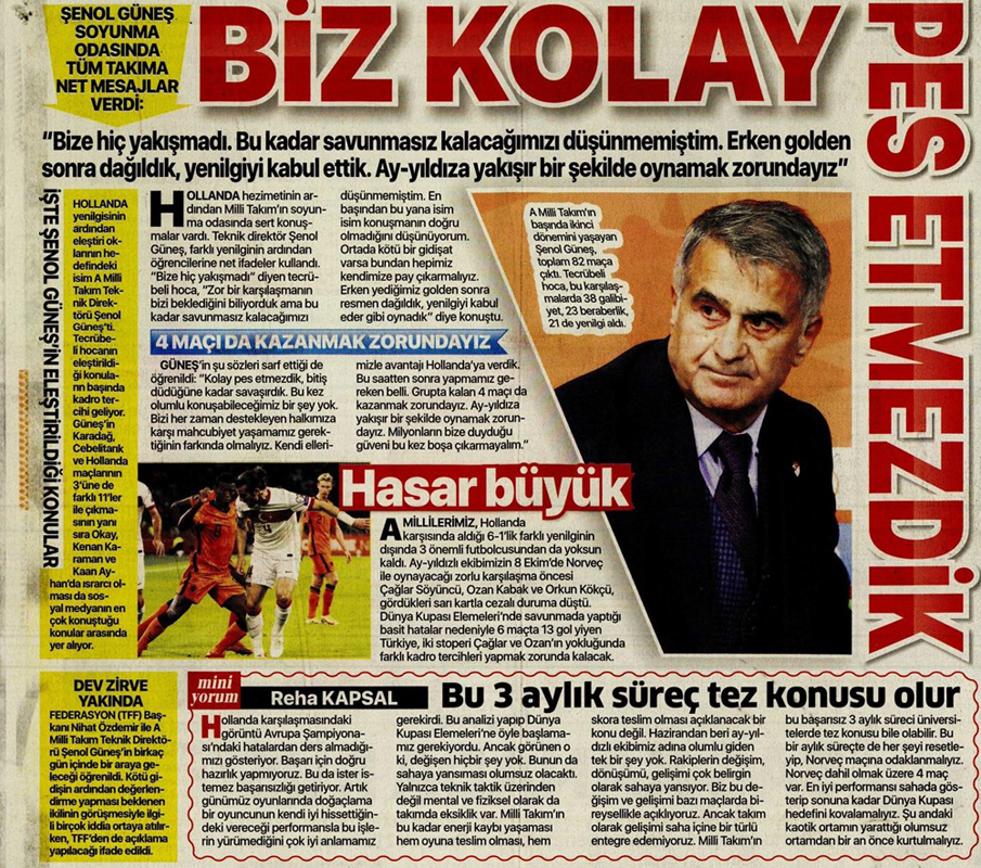 9 Eylül 2021 Perşembe günün spor manşetleri | Yaz transfer sezonu sona erdi 13