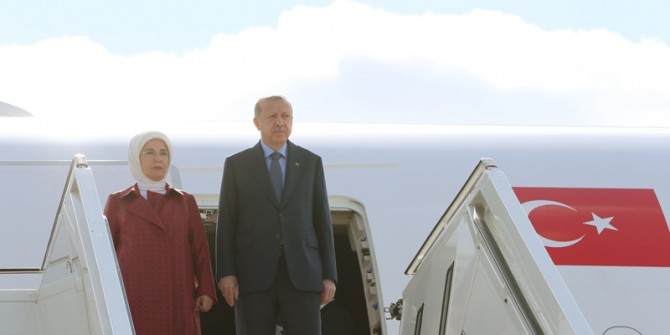 Erdoğan Almanya'da böyle karşılandı