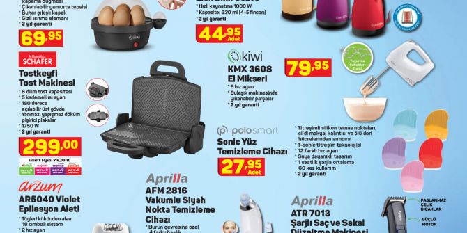 24 Eylül A101 kataloğu | Büyük ve küçük teknolojik ve ev aletlerinden, beyaz eşyalara, spor malzemelerinden en uygun fiyatlar A101'de!