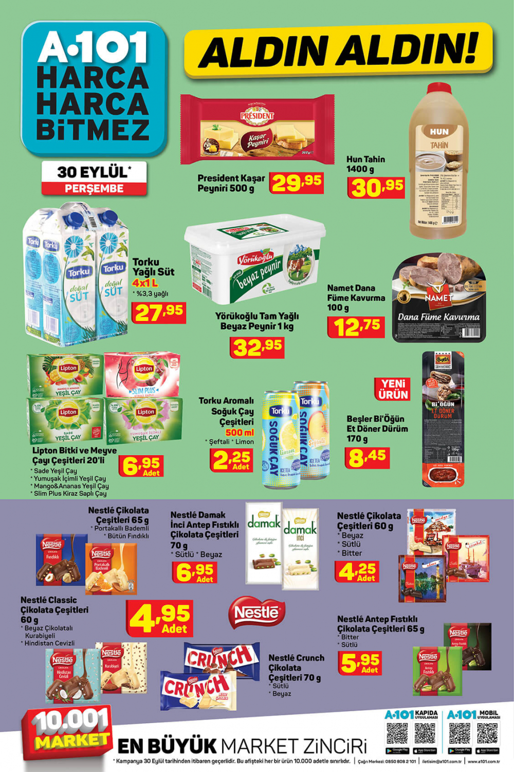 1 Ekim A101 kataloğu | Büyük ve küçük teknolojik ve ev aletlerinden, beyaz eşyalara, bahçe ekipmanlarından oyuncaklara en uygun fiyatlar A101'de! 7