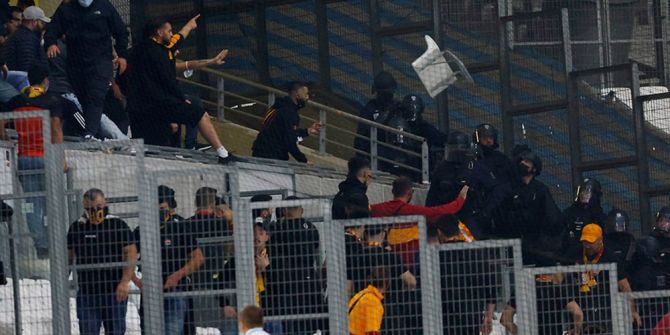 Fransa polisinden Galatasaray taraftarına müdahale!