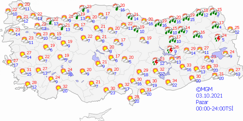 Hafta sonu için plan yapanlar dikkat! Meteoroloji yeni raporu yayımladı 6