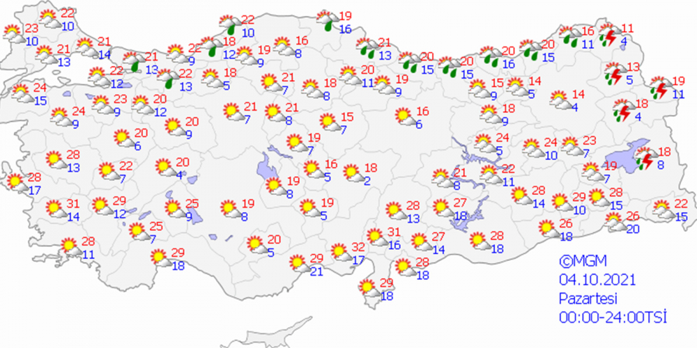 Hafta sonu için plan yapanlar dikkat! Meteoroloji yeni raporu yayımladı 7