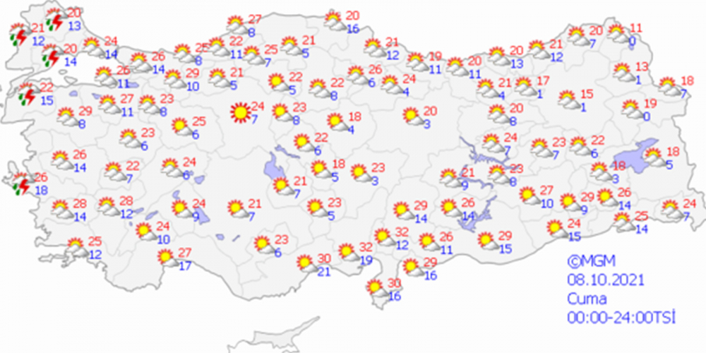 Yeni haftada hava durumu nasıl olacak? Meteoroloji Genel Müdürlüğü uyardı: 23 ilde etkili olacak! 10