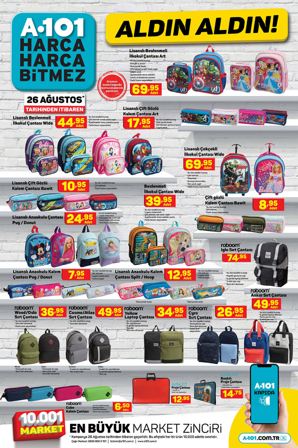 8 Ekim A101 kataloğu | Büyük ve küçük teknolojik ve ev aletlerinden, beyaz eşyalara, bahçe ekipmanlarından oyuncaklara en uygun fiyatlar A101'de! 15