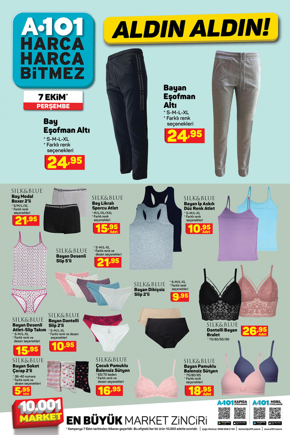 8 Ekim A101 kataloğu | Büyük ve küçük teknolojik ve ev aletlerinden, beyaz eşyalara, bahçe ekipmanlarından oyuncaklara en uygun fiyatlar A101'de! 2