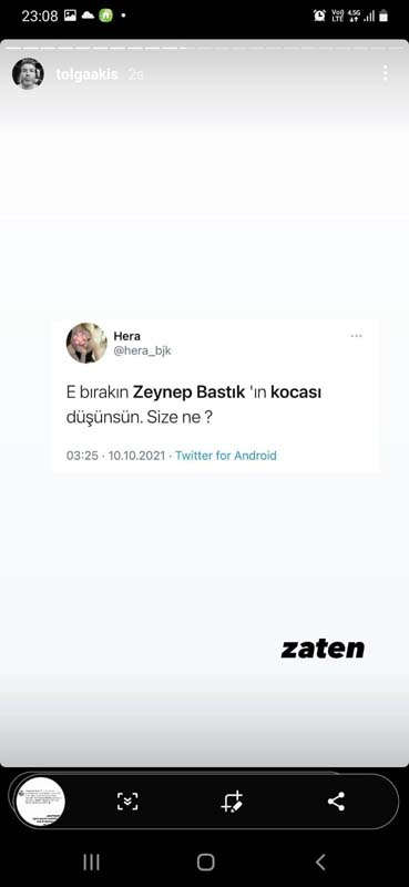 Edis'le sarmaş dolaş dans etmesiyle tartışma yaratan Zeynep Bastık'ın eşi sessizliğini bozdu! Tolga Akış görüntülere sinirlendi mi? 8