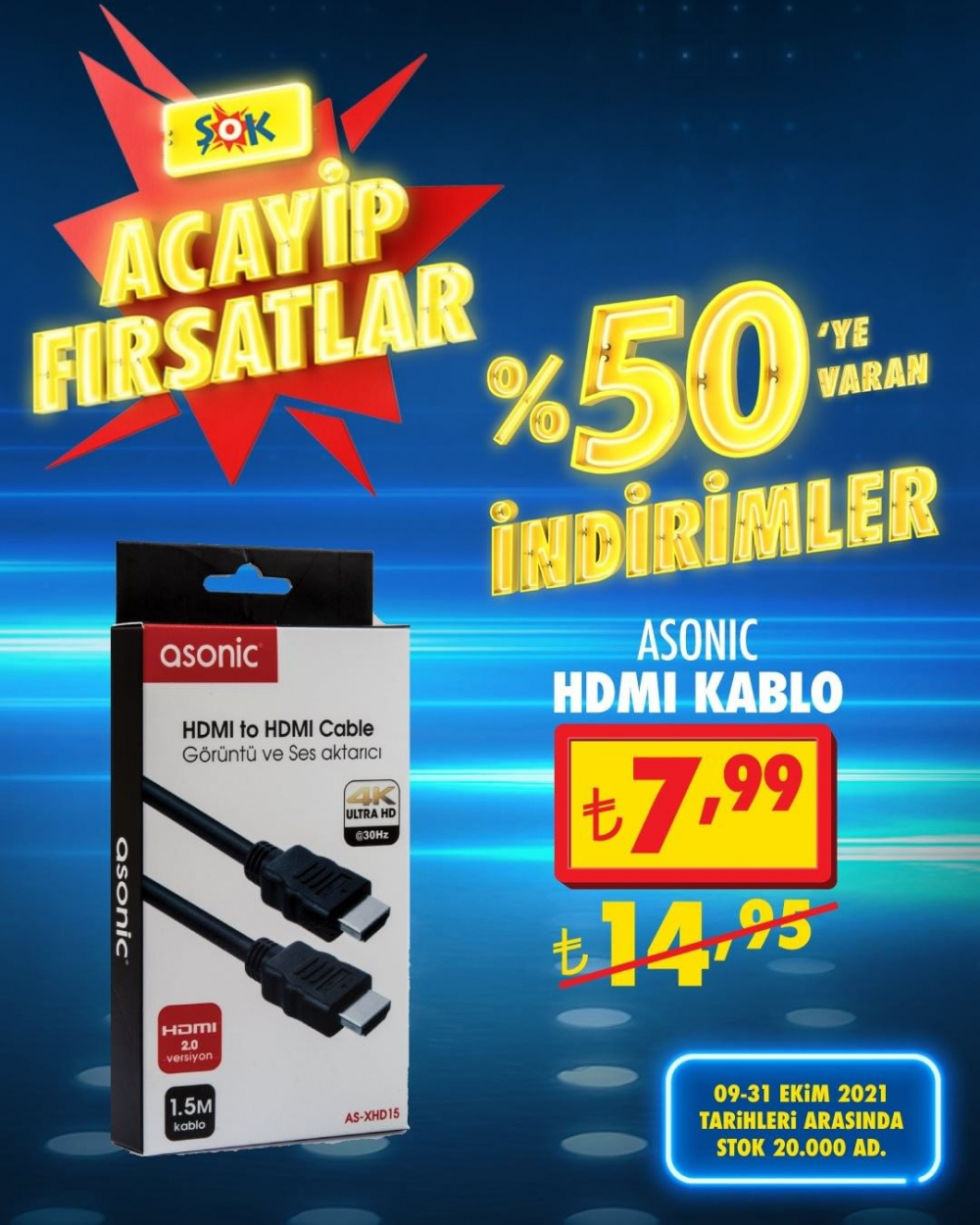 ŞOK 28 Ekim 2021 aktüel ürünler kataloğu | Fırsat ürünleri yüzde 50'ye varan indirimli fiyatlarla ŞOK'ta 3