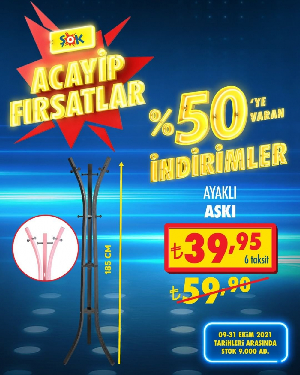 ŞOK 28 Ekim 2021 aktüel ürünler kataloğu | Fırsat ürünleri yüzde 50'ye varan indirimli fiyatlarla ŞOK'ta 9