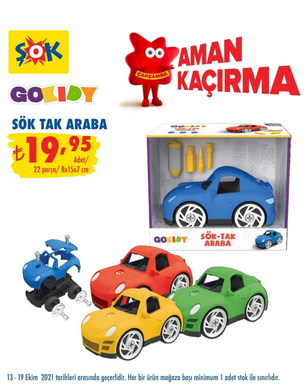 ŞOK 19 Ekim 2021 aktüel ürünler kataloğu | Bu hafta ŞOK'ta neler var? 10